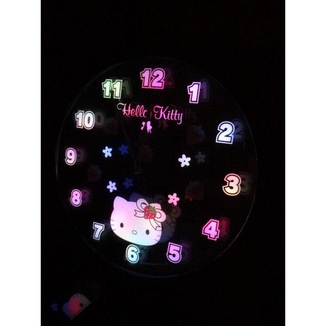 ＜采芳小舖＞Hello Kitty,凱蒂貓,Sanrio,三麗鷗,2009 掛鐘 時鐘