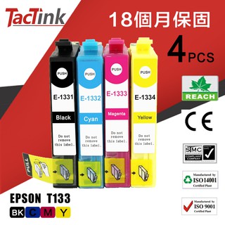 【TacTink】EPSON 133 T133 相容副廠墨水匣 適用T22/TX120/TX420W/TX320(含稅)