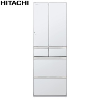 HITACHI日立614公升日本原裝變頻六門冰箱RHW620RJ琉璃白(XW) 大型配送