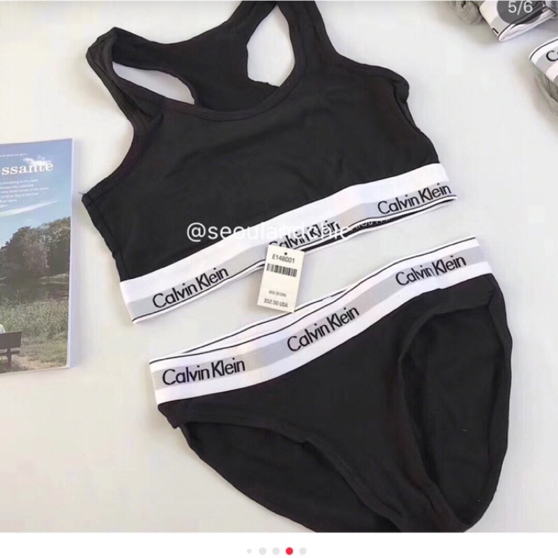 Ck Calvin Klein 美背交叉 性感集中運動型內衣 內褲