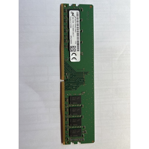 Micron 美光 原廠顆粒原廠記憶體 DDR4 2666 8GB 桌上型電腦專用