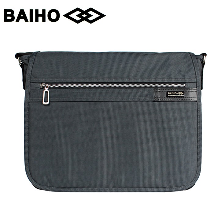 BAIHO 台灣製造 多功能 側背包/斜背包 BHO271 灰色（A4文件可）