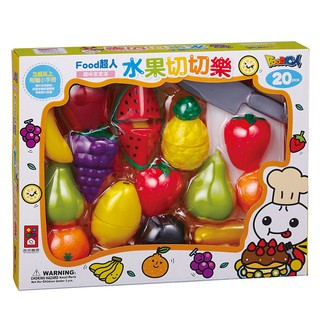 風車童書-FOOD超人趣味家家酒(水果切切樂/蔬菜切切樂)/(蔬菜百匯屋/水果百匯屋)