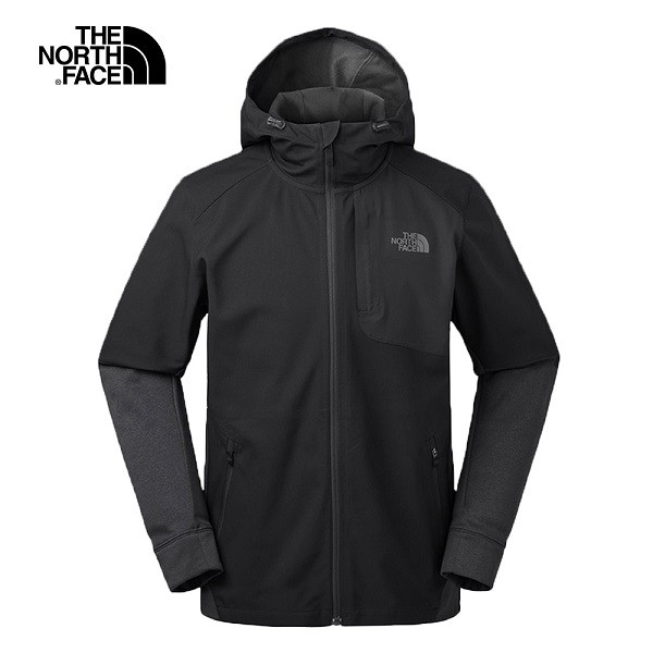 The North Face 男 防潑水抓絨風衣外套 黑 NF0A3RG1JK3【GO WILD】