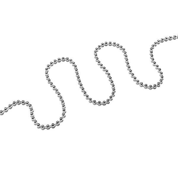 【優品盛】2.4mm寬 不鏽鋼 珠鍊 耐用抗生銹 珠鏈 不銹鋼 鍊 鏈 鍊子 鏈子 圓珠鍊 白鐵 圓珠鏈(10公分6元)
