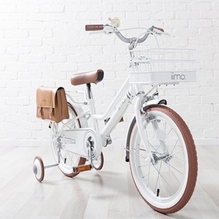 【日本iimo】日本iimo 兒童腳踏車16吋-時尚白