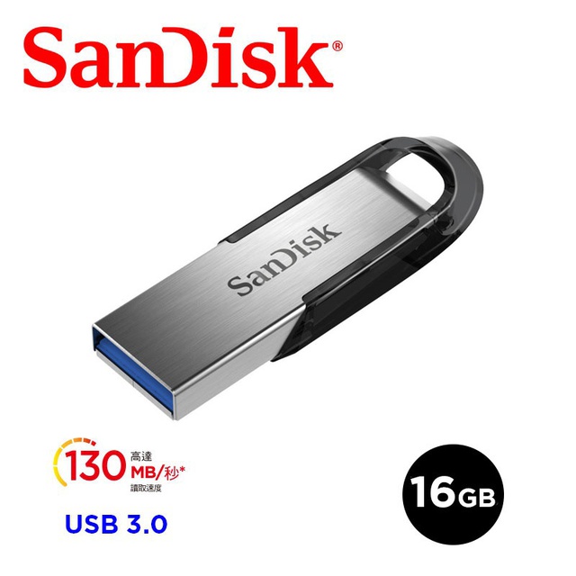 SanDisk Ultra Flair USB 3.0 CZ73 隨身碟 (公司貨) 16GB