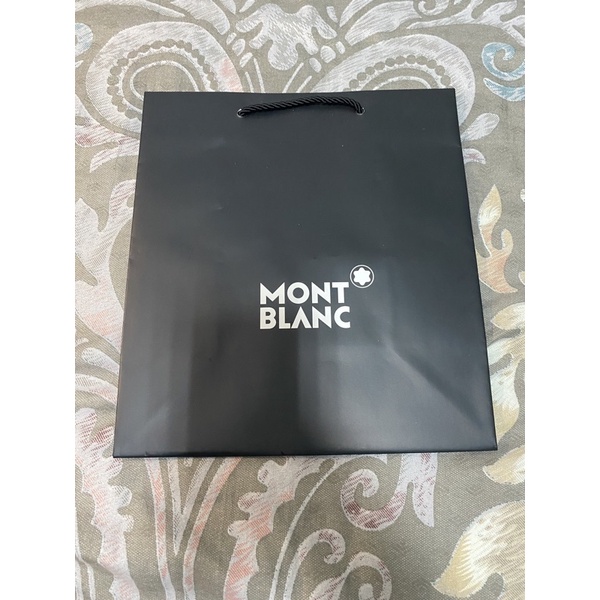 ［名牌精品紙袋提袋］Mont Blanc 萬寶龍 專櫃 提袋 紙袋 紙盒