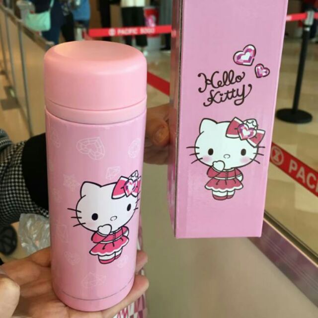 Sogo 來店禮 hello kitty 粉紅浪漫保溫杯