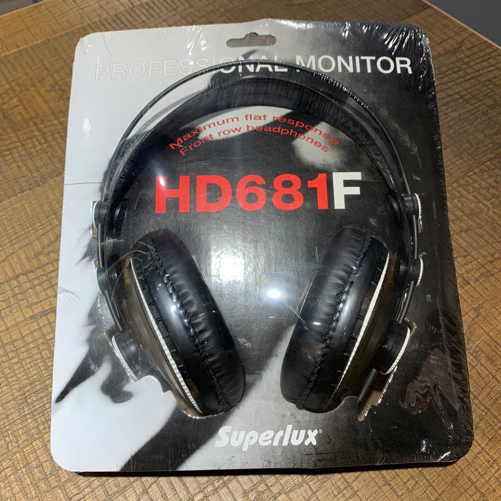 【胖子家樂器】Superlux HD681F 頭戴式耳機 耳罩式 耳機