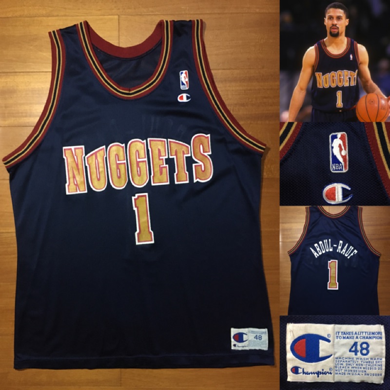 nuggets 90s jersey