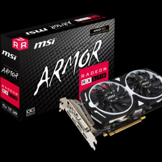 微星 MSI Radeon RX 570 ARMOR 4G OC 鎧甲虎 - 保固長