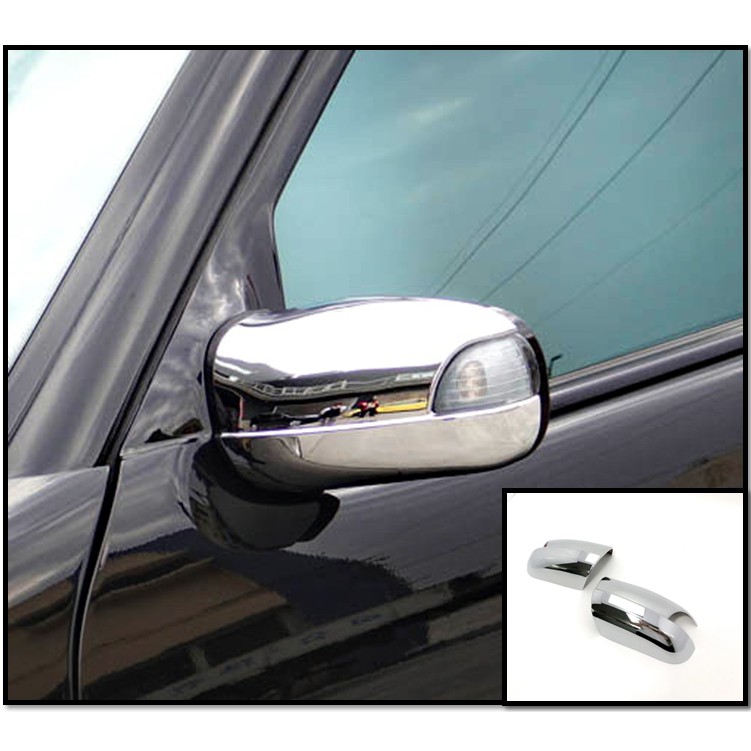 圓夢工廠 Benz E W210 E280 E300 E320 E420 99~03 改裝 鍍鉻銀 後視鏡蓋 後照鏡保護