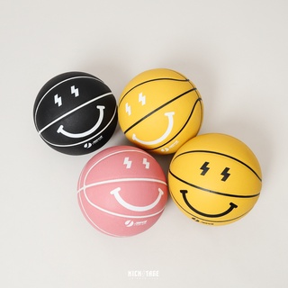 #KEEP x JERVIS SMILEY BASKETBALL 黃色 黑色 粉色 閃電微笑 籃球 7號球 戶外 耐磨