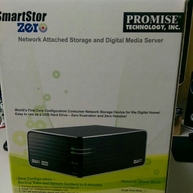 喬鼎網路儲存NAS(promise smartstor zero)2bay