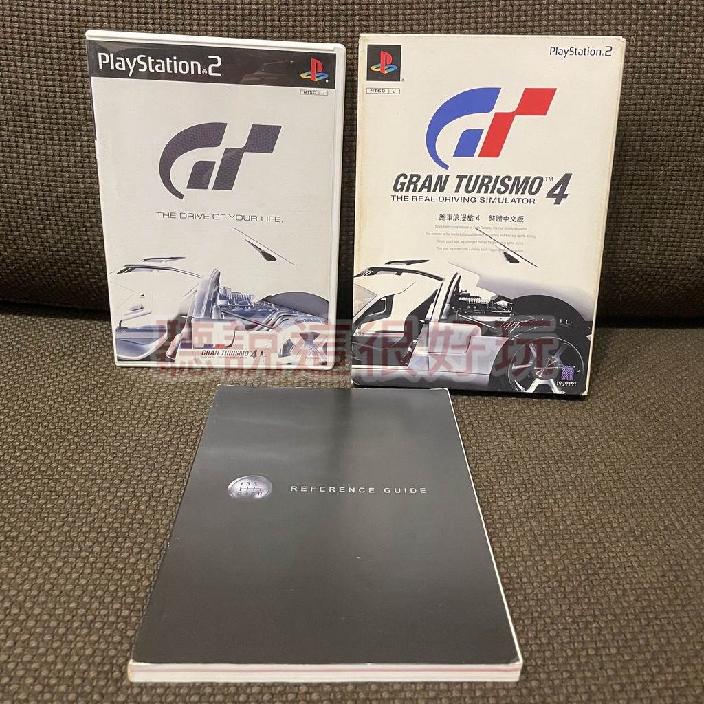 現貨在台 中文版 附限定特典書 PS2 跑車浪漫旅 4 GRAN TURISMO GT4 賽車 遊戲 T932