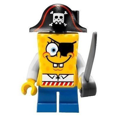 玩樂趣 LEGO樂高 3817 SpongeBob 二手人偶 (bob032)