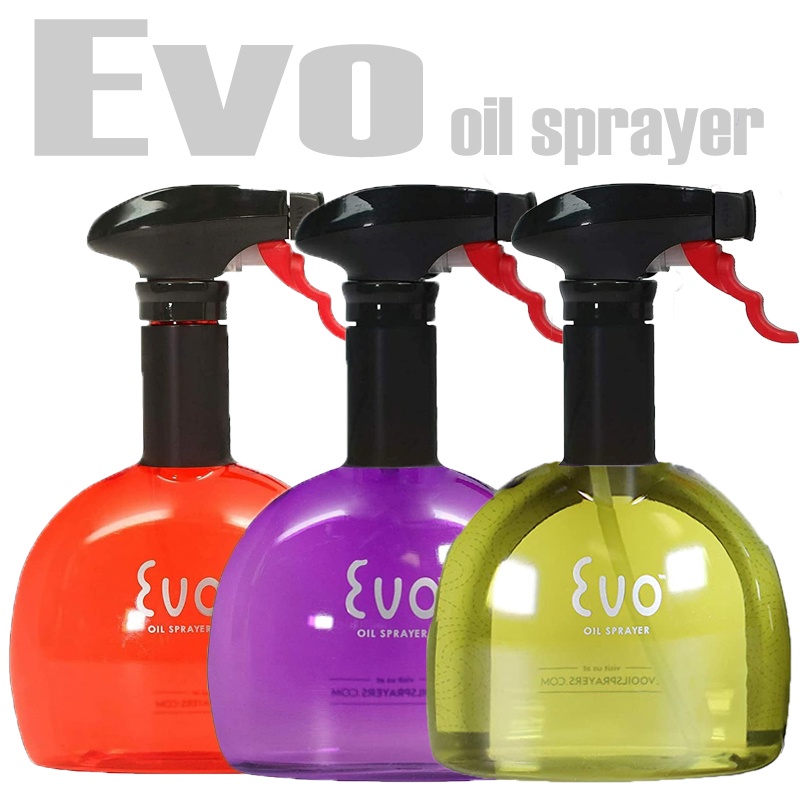 【蓋亞美舖】現貨 美國 Evo Oil Sprayer Bottle 塑膠噴油瓶 噴油罐 裝油瓶 8oz 可單售