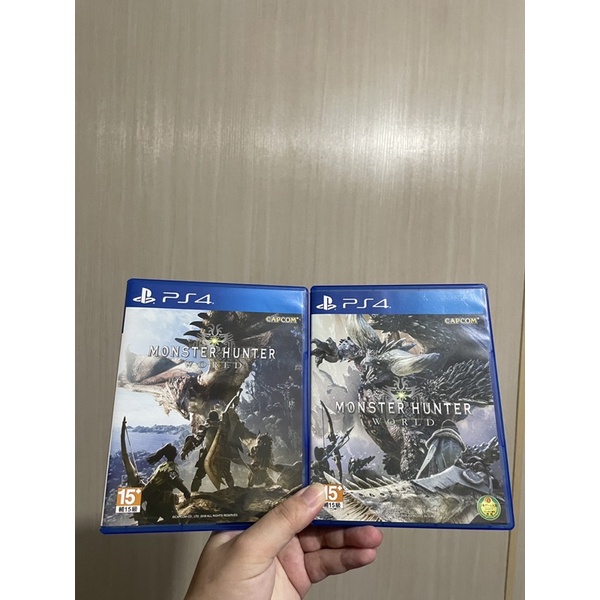 PS4 魔物獵人世界中文版（更新後才會有中文，兩種封面隨機出貨）