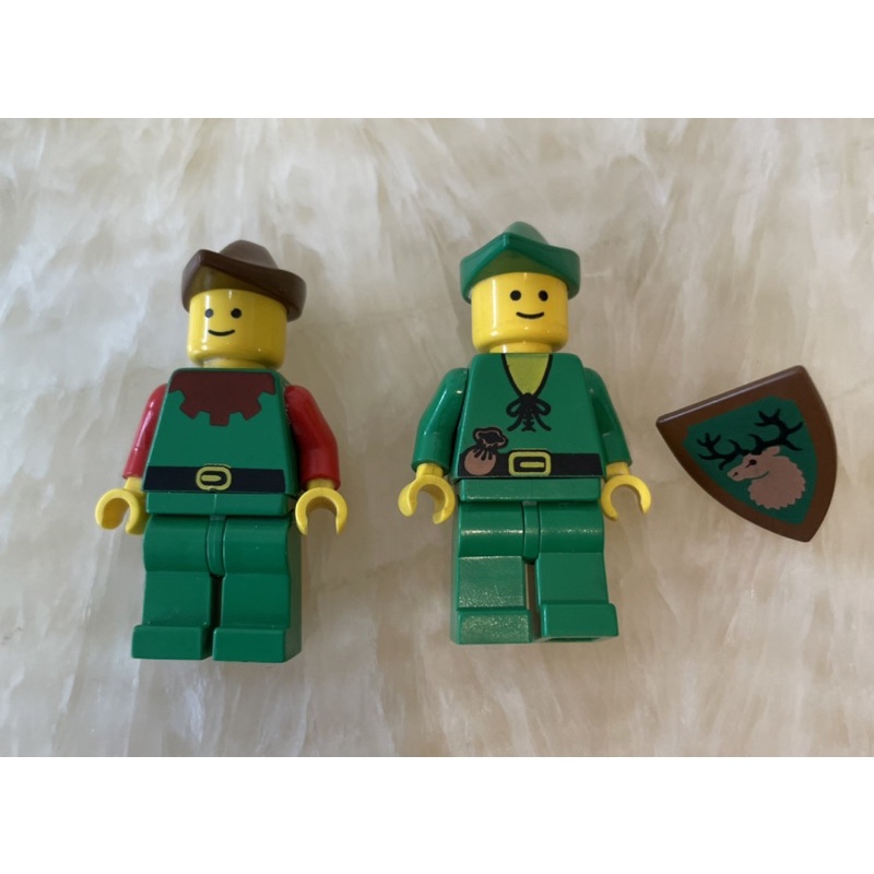 LEGO樂高 城堡系列 絕版 二手 6077 鹿族 羅賓漢 森林軍 盜賊 人偶