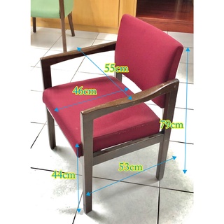 古典椅 古典太師椅 單人扶手椅 (紅)-限自取