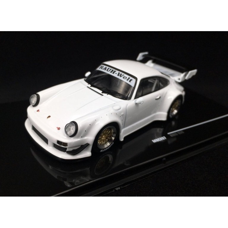 【名車館】Ixo Porsche 911 (930) RWB Rauh-Welt white 1/43