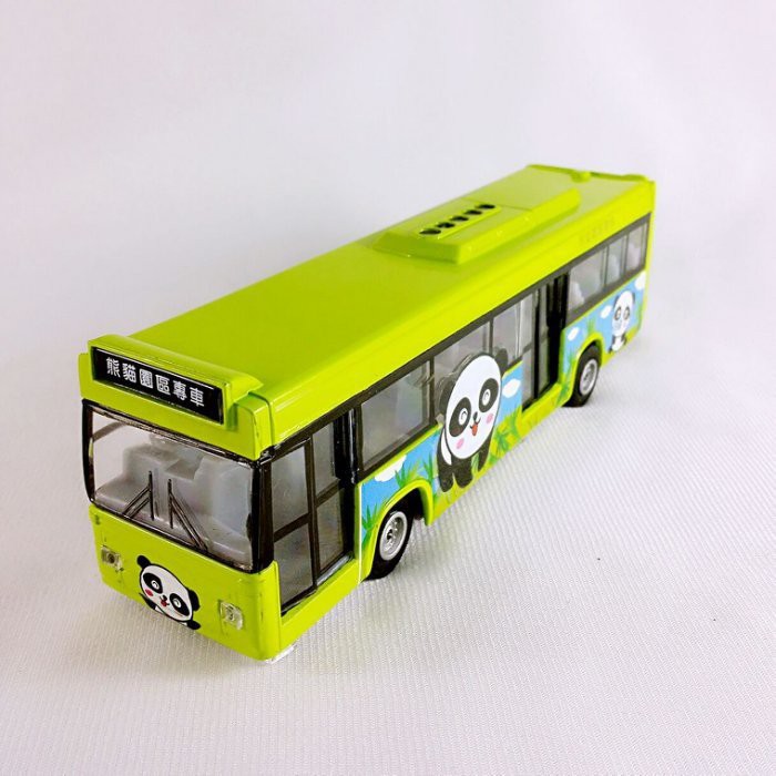 [TC玩具] EAPAO 熊貓 遊覽車 觀光巴士 巴士  擬真烤漆 迴力車  原價220 特價