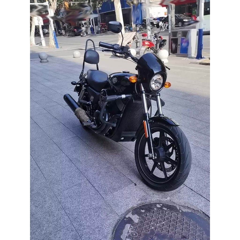 哈雷883背靠 適用於harley750改裝尾翼 哈雷750小擋車後貨架免運