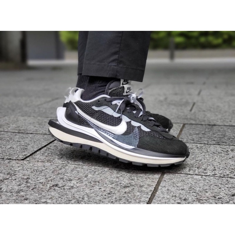 [全新現貨一雙] Nike SACAI VaporWaffle 黑色