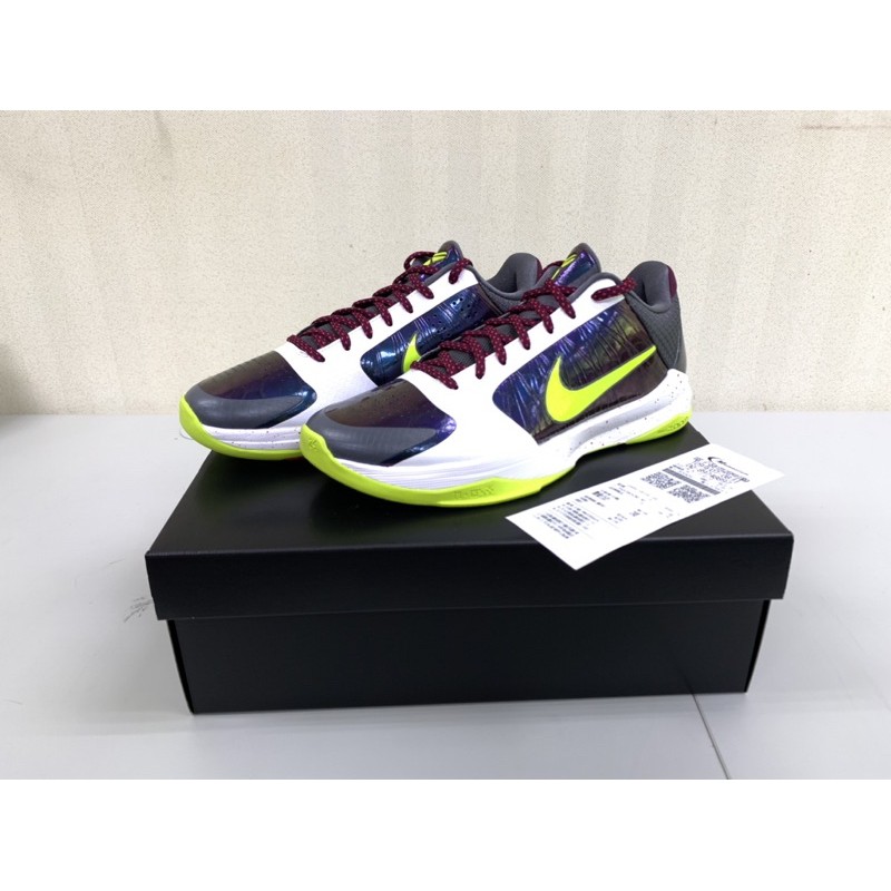 全新正品 NIKE Kobe V Protro chaos 小丑 湖人 CD4991-100 柯比 科比