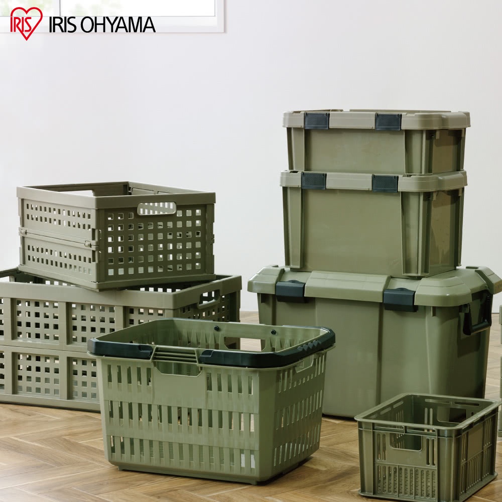 IRIS OHYAMA 大容量耐重密封可堆疊收納箱 MBR-OD13/MBR-OD21 (露營/收納盒)