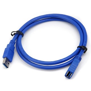 USB 3.0延長線 1.5米 或 3米 超高速傳輸數據線 USB公-母 編織遮蔽線材直徑5.5mm