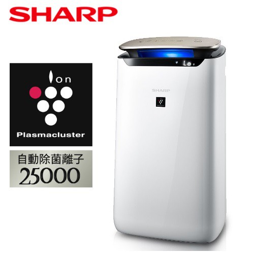 SHARP夏普  FP-J80T-W 自動除菌離子空氣清淨機19坪(全新公司貨)