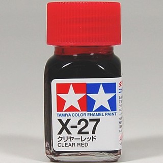 田宮 TAMIYA 模型 耗材 油性漆 X-27 透明紅 亮光 萬年東海