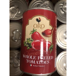 現貨 義大利ORO 番茄罐頭 整顆去皮 400g 現貨 番茄罐 蔬菜罐頭 罐頭 ORO罐頭