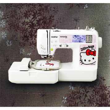 全新brother Helly kitty 電腦刺繡縫紉機 NV-980k特惠中