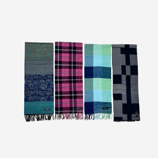 全新 美國購入100%CASHMERE 喀什米爾 圍巾4色（德國製）