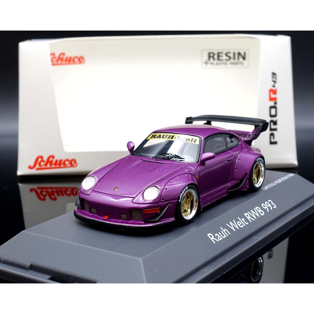 【M.A.S.H】[現貨特價] Schuco 1/43 Porsche 911 (993) RWB purple
