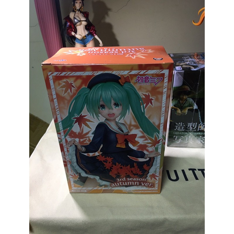 正版現貨 景品 Taito 初音未來手辦 3rd四季 秋服 楓葉初音 2020最新 全賣場最便宜 美女公仔 巨無霸