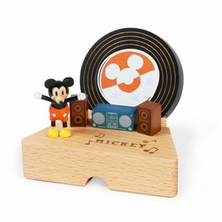 迪士尼 米奇 木製造型 手機座 知音文創產業 木質