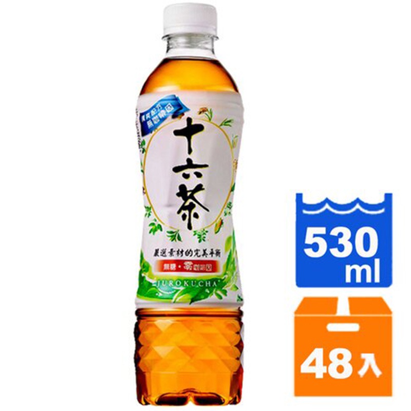 朝日Asahi十六茶530ml(24入)x2箱【康鄰超市】