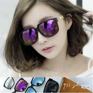 Crystal．字母鏤空大方框反光太陽眼鏡【f7035】＊911 SHOP＊