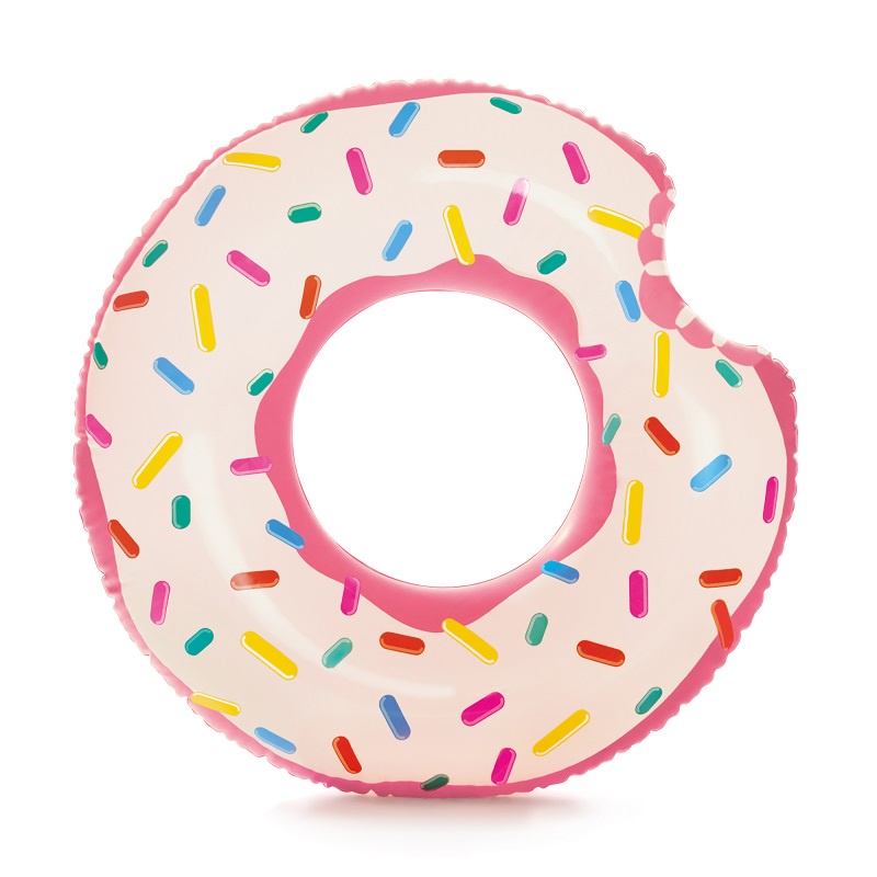 INTEX 甜甜圈泳圈(適用年齡：9歲以上)1PC件 x 1 【家樂福】