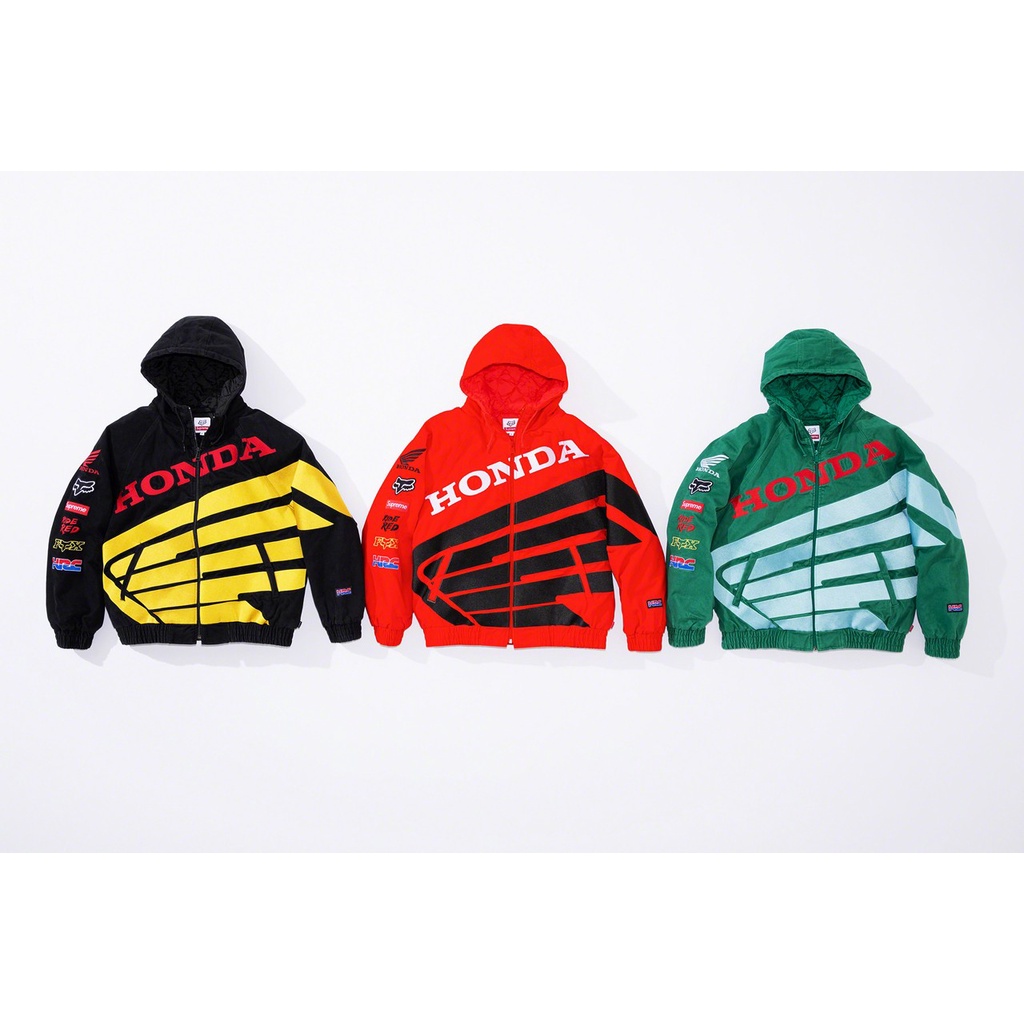 ★恆邦車業(越野部品)★Supreme x Honda x Fox Racing 騎士夾克 外套 秋冬外套