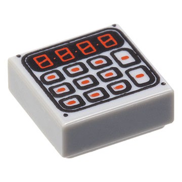 磚家 LEGO 樂高 1x1 Tile 印刷磚 印刷 Keypad 鍵盤 3070 bpb089