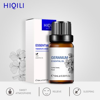 【HiQiLi】會七里天竺葵10ml香薰加濕器專用室內家用100%純植物提取按摩單方精油