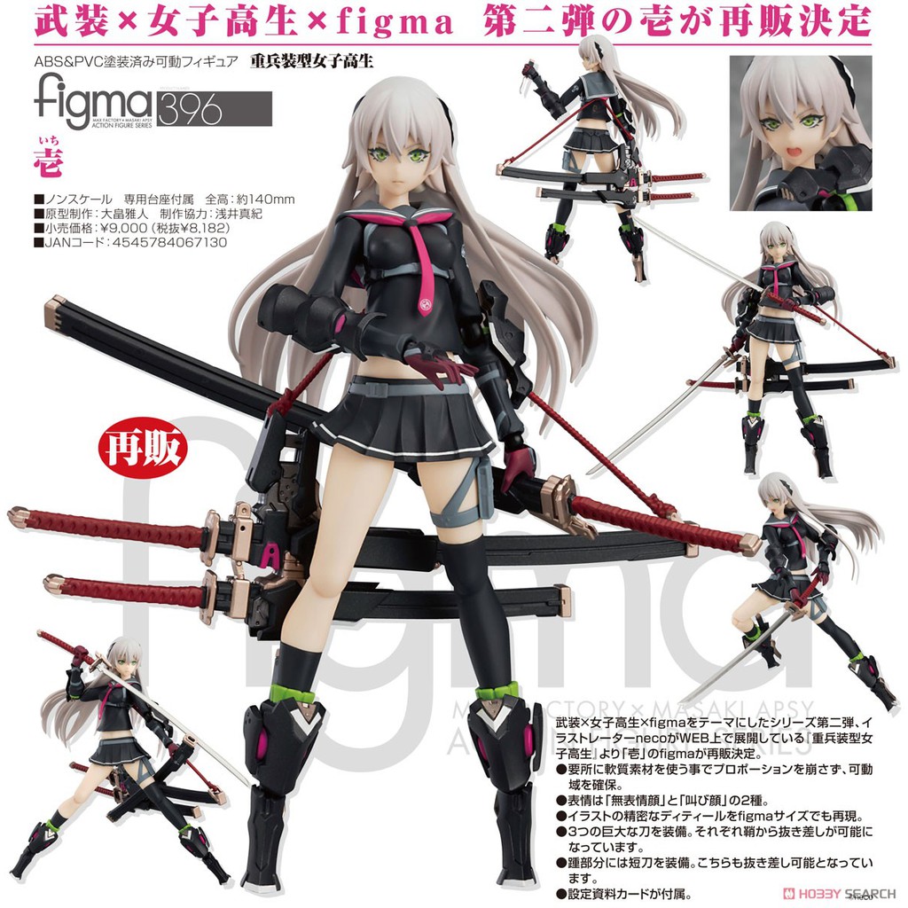 [魔王小屋] 現貨 再版 代理版 figma 重兵裝型女高中生 壹