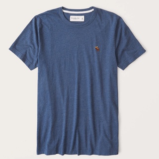 Abercrombie & Fitch T恤 刺繡LOGO TEE 男裝 短T 圓領上衣 A26230 藍色AF(現貨)
