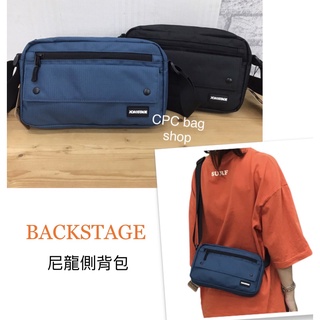(現貨)BACKSTAGE 潮流休閒款 側背包 防潑水男生斜背包 斜背包 男生包包 尼龍側背包 側背小包