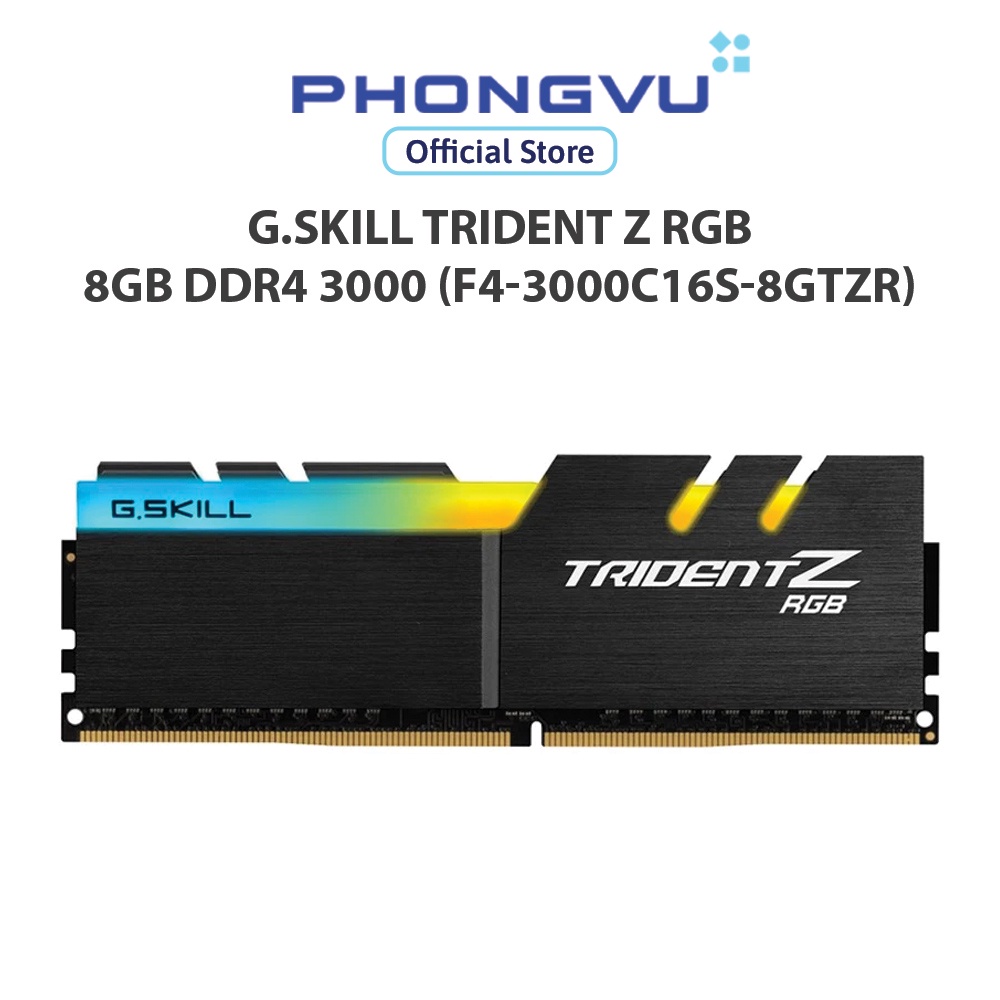 內存/內存 G.Skill 三叉戟 Z RGB 8GB DDR4 3000 (F4-3000C16S-8Gtz) -